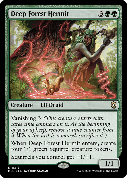 Deep Forest Hermit (BLC-213) [Bloomburrow Commander] MTG Single Wizards of the Coast