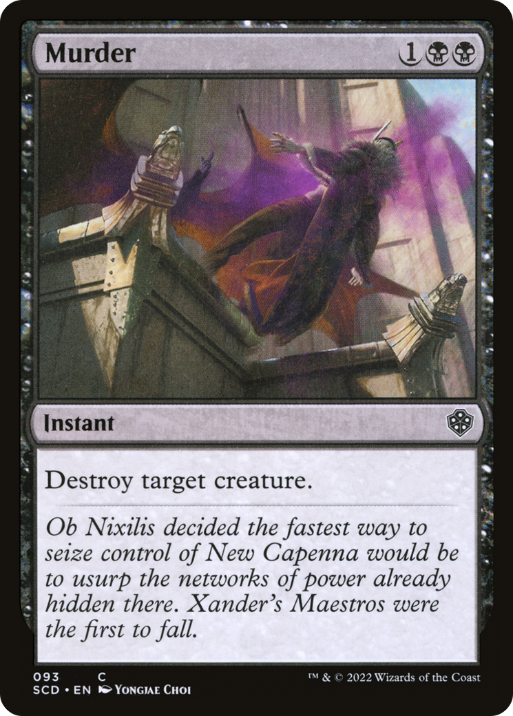 Murder (SCD-093) [Starter Commander Decks] MTG Single Wizards of the Coast
