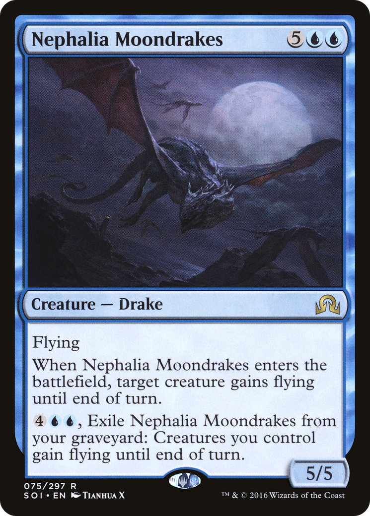Nephalia Moondrakes (SOI-075) [Shadows over Innistrad] Foil MTG Single Wizards of the Coast