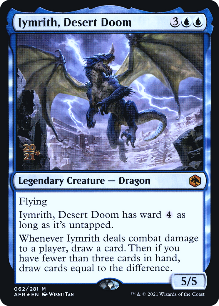 Iymrith, Desert Doom (PRE-062) [Adventures in the Forgotten Realms Promos] Foil MTG Single Wizards of the Coast