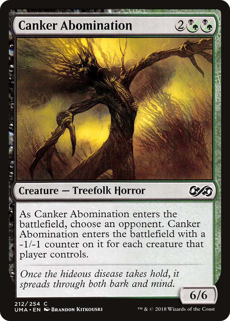 Canker Abomination (UMA-212) [Ultimate Masters] Foil MTG Single Wizards of the Coast