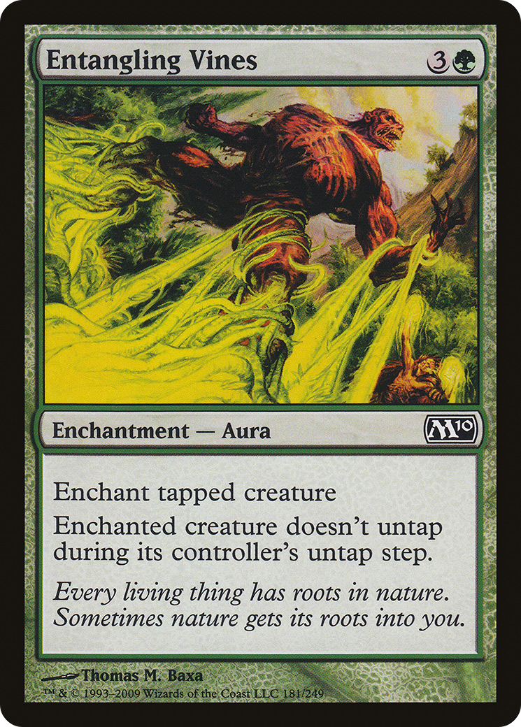 Entangling Vines (M10-181) [Magic 2010] Foil MTG Single Wizards of the Coast