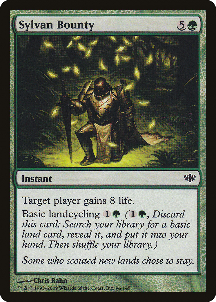 Sylvan Bounty (CON-094) [Conflux] Foil MTG Single Wizards of the Coast