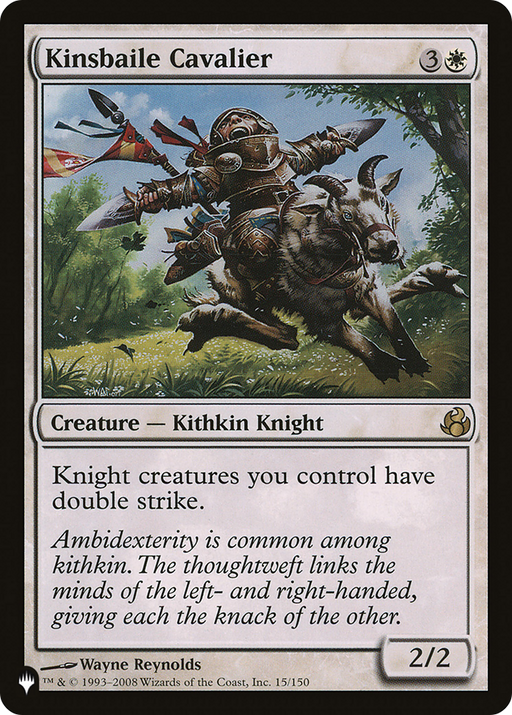 Kinsbaile Cavalier (MOR) (LIST-015) [Mystery Booster] The List Reprints MTG Single Wizards of the Coast