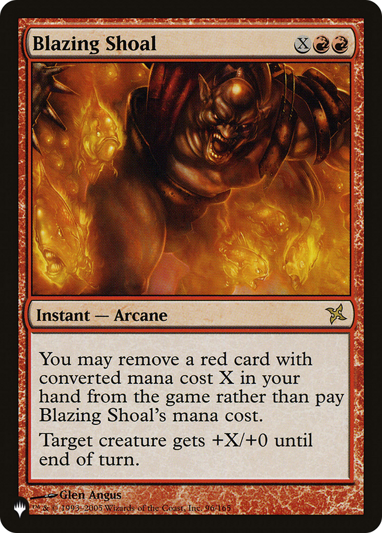 Blazing Shoal (LIST-96/165) [Mystery Booster] The List MTG Single Wizards of the Coast