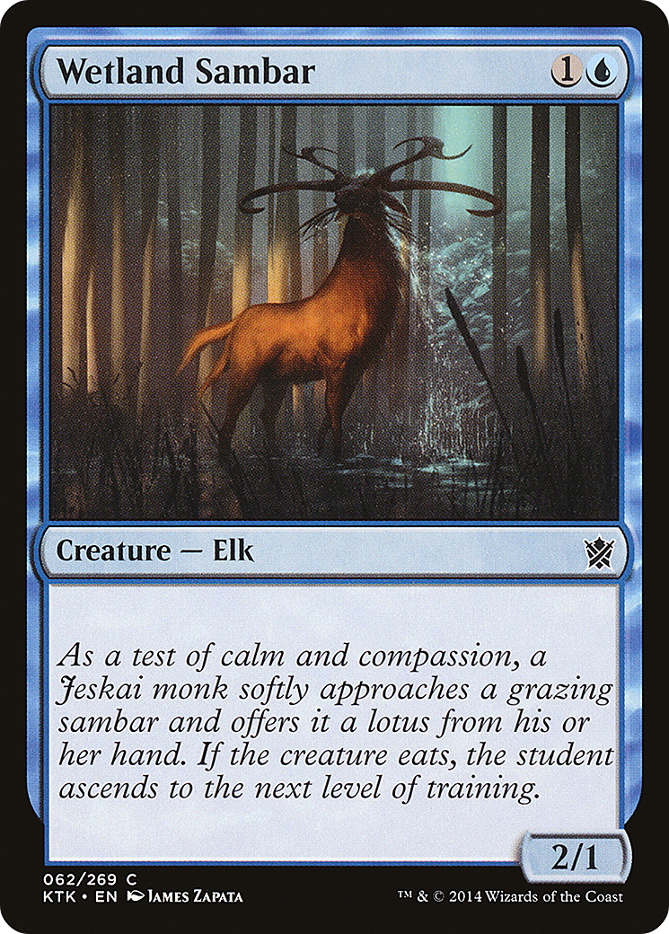 Wetland Sambar (KTK-062) [Khans of Tarkir] MTG Single Wizards of the Coast