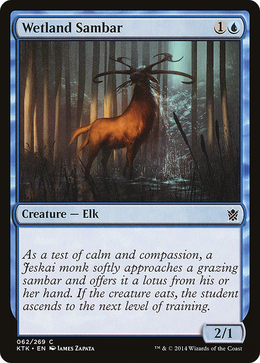 Wetland Sambar (KTK-062) [Khans of Tarkir] MTG Single Wizards of the Coast