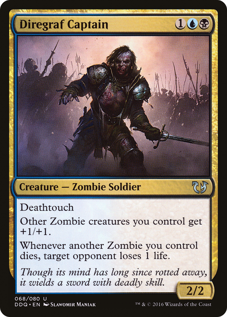 Diregraf Captain (DDQ-068) [Misc] Duel Decks: Blessed vs. Cursed MTG Single Wizards of the Coast