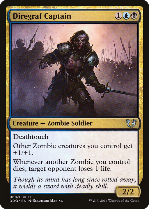Diregraf Captain (DDQ-068) [Misc] Duel Decks: Blessed vs. Cursed MTG Single Wizards of the Coast