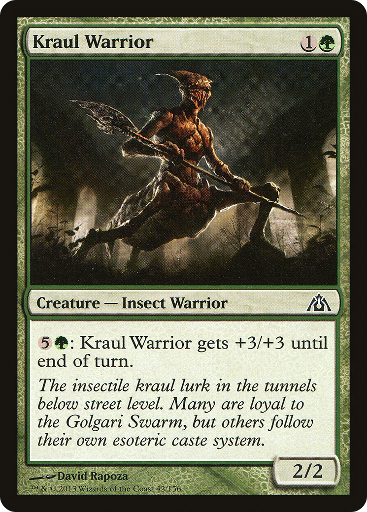 Kraul Warrior (DGM-042) [Dragon's Maze] MTG Single Wizards of the Coast