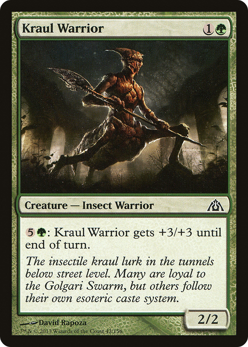 Kraul Warrior (DGM-042) [Dragon's Maze] MTG Single Wizards of the Coast