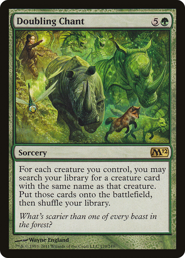Doubling Chant (M12-170) [Magic 2012] MTG Single Wizards of the Coast