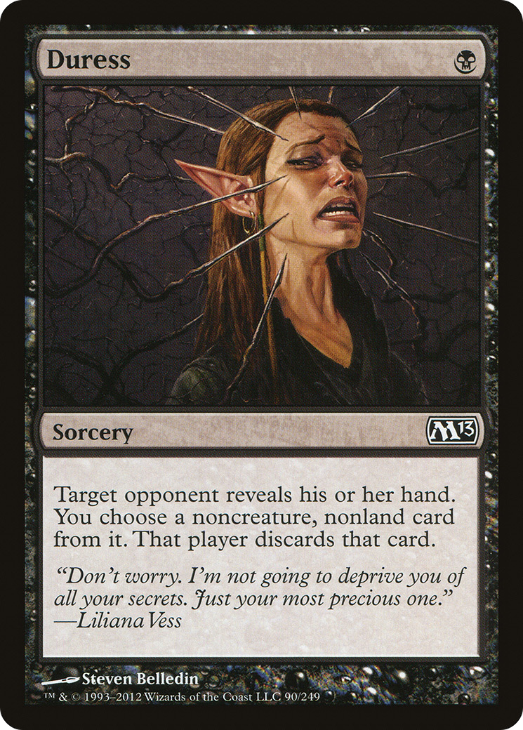 Duress (M13-090) [Magic 2013] MTG Single Wizards of the Coast