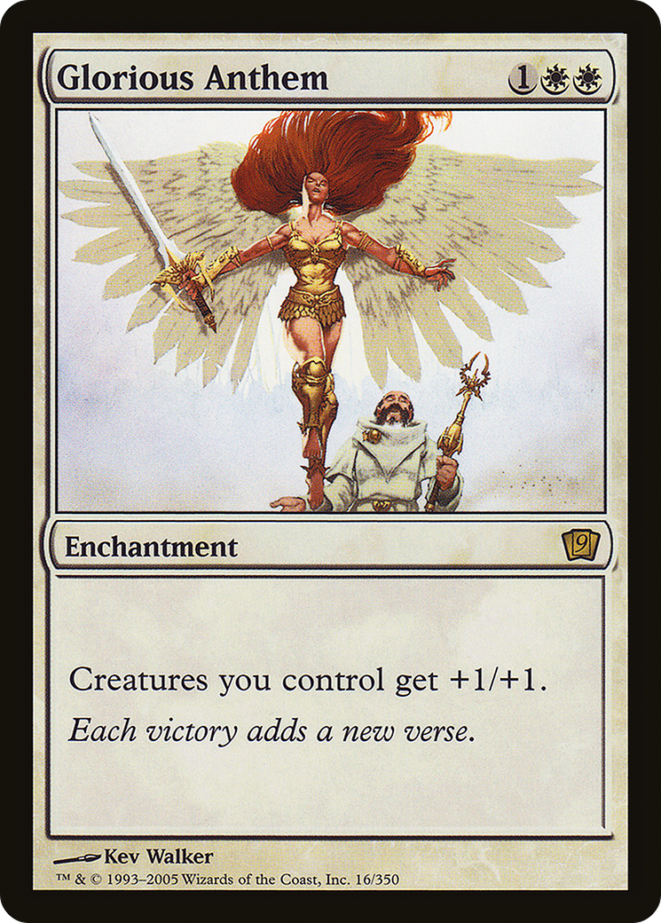 Glorious Anthem (9ED-016) [9th Edition] MTG Single Wizards of the Coast