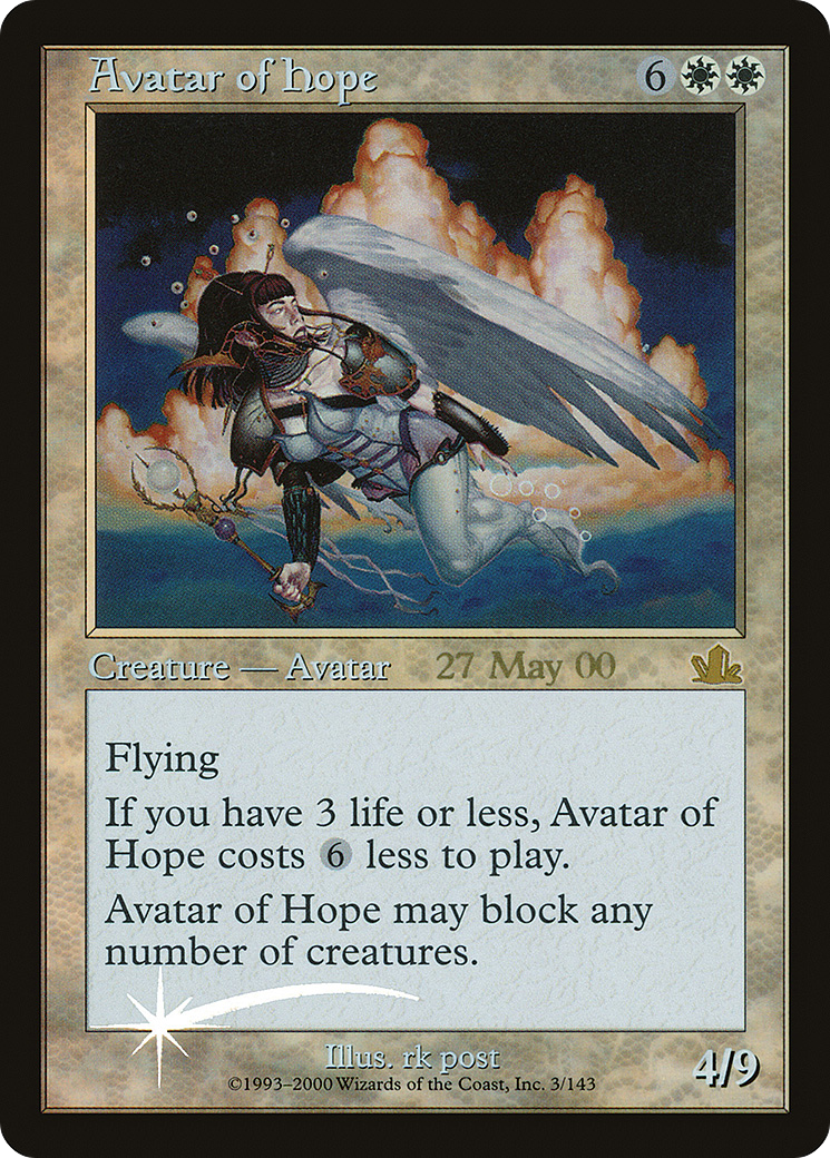 Avatar of Hope (PRE-003) [Prophecy Promos] Foil MTG Single Wizards of the Coast