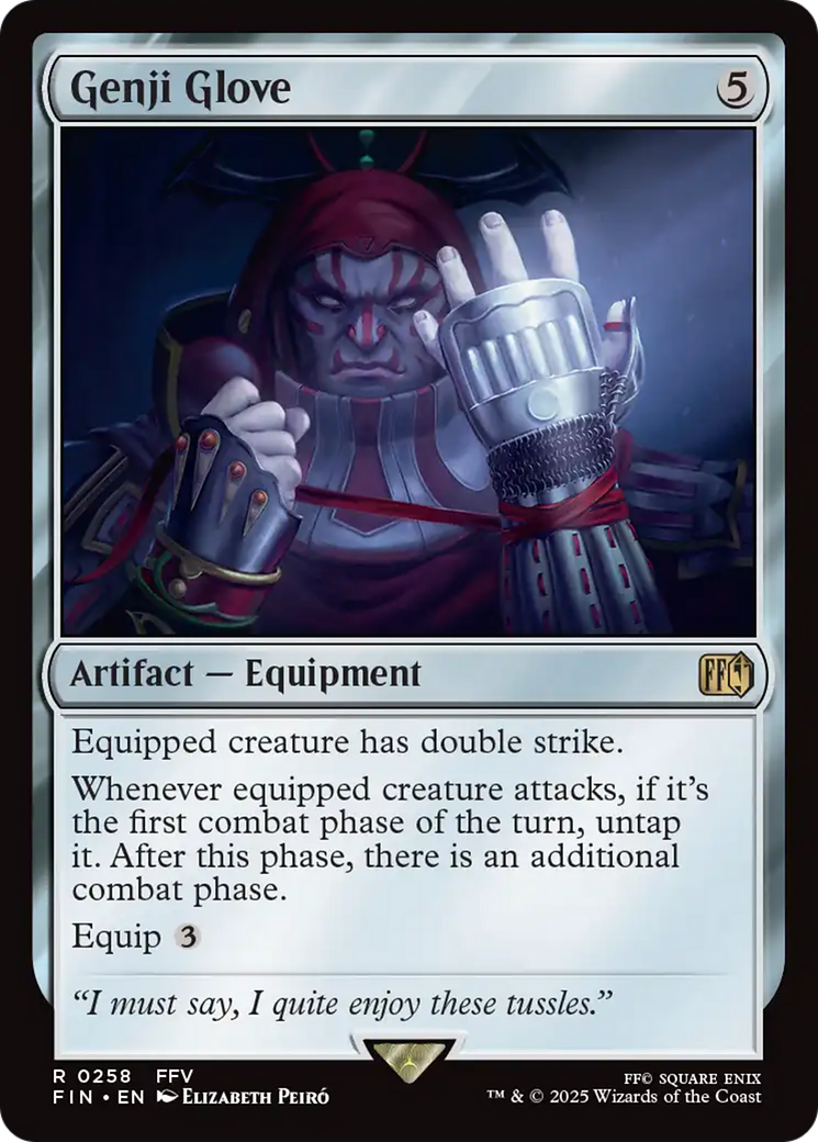 Genji Glove (FIN-258) [FINAL FANTASY] Foil MTG Single Wizards of the Coast