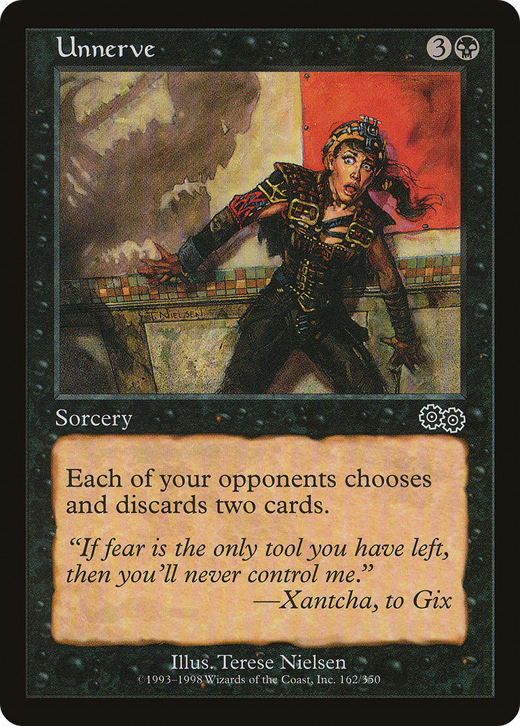 Unnerve (USG-162) [Urza's Saga] MTG Single Wizards of the Coast