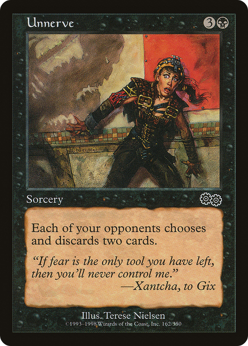 Unnerve (USG-162) [Urza's Saga] MTG Single Wizards of the Coast