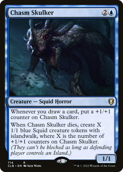 Chasm Skulker (CLB-714) [Commander Legends: Battle for Baldur's Gate] MTG Single Wizards of the Coast