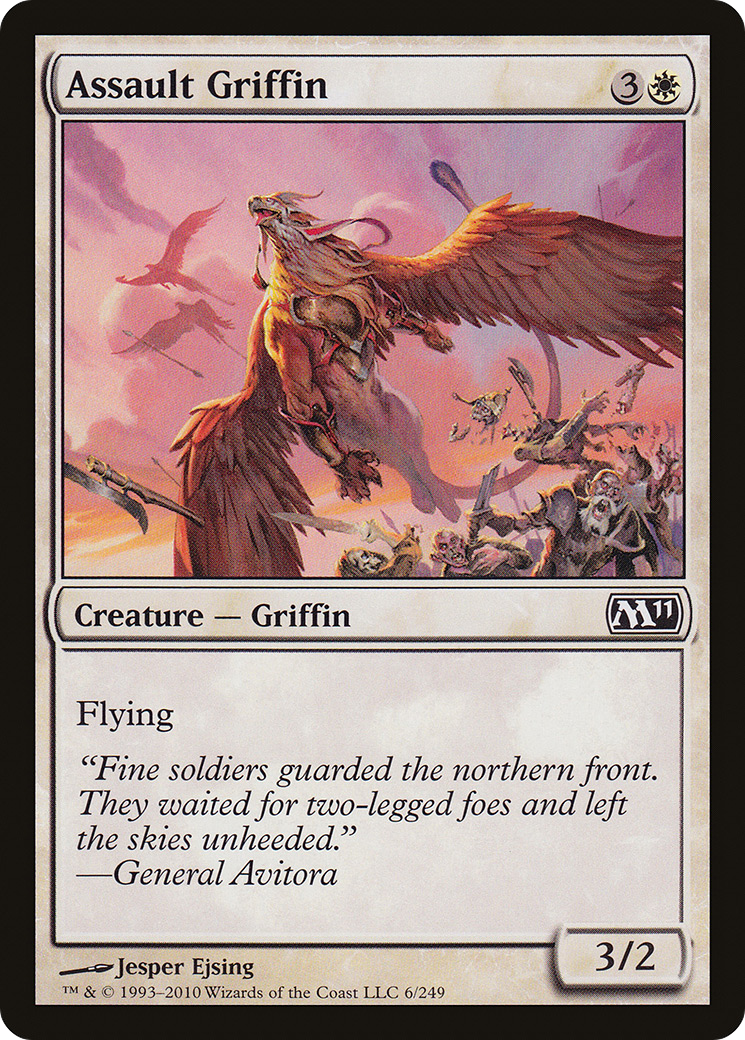 Assault Griffin (M11-006) [Magic 2011] Foil MTG Single Wizards of the Coast
