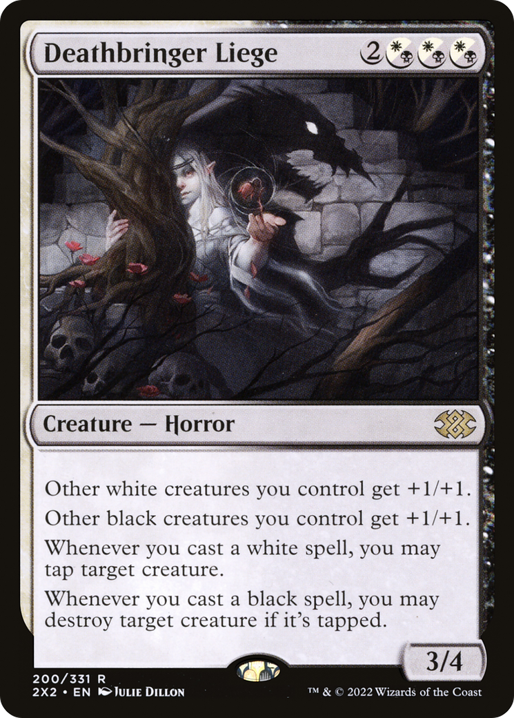 Deathbringer Liege (2X2-200) [Double Masters 2022] Foil MTG Single Wizards of the Coast