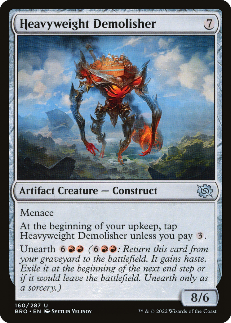 Heavyweight Demolisher (BRO-160) [The Brothers' War] MTG Single Wizards of the Coast