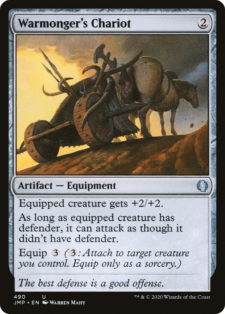 Warmonger's Chariot (JMP-490) [Jumpstart] MTG Single Wizards of the Coast