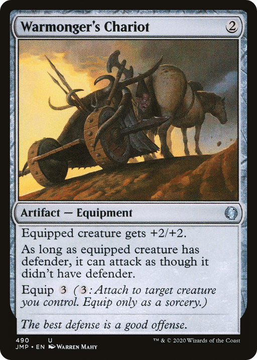 Warmonger's Chariot (JMP-490) [Jumpstart] MTG Single Wizards of the Coast