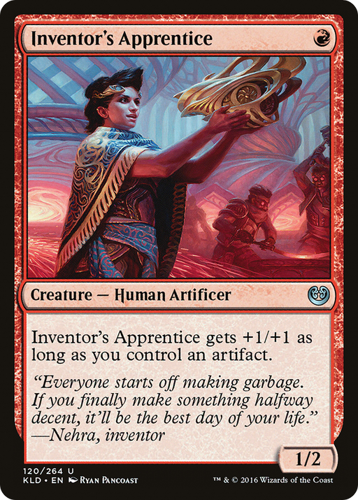 Inventor's Apprentice (KLD-120) [Kaladesh] MTG Single Wizards of the Coast
