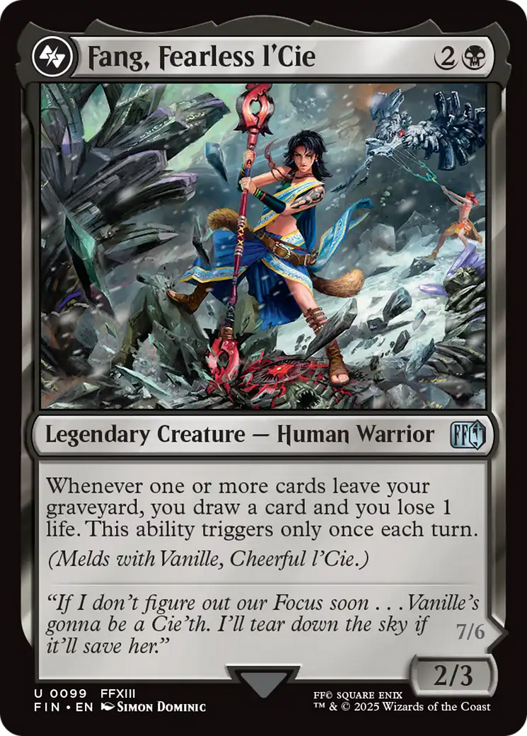 Fang, Fearless l'Cie (FIN-099) [FINAL FANTASY] MTG Single Wizards of the Coast