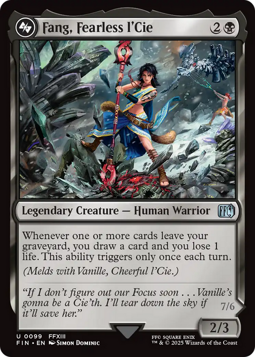 Fang, Fearless l'Cie (FIN-099) [FINAL FANTASY] MTG Single Wizards of the Coast