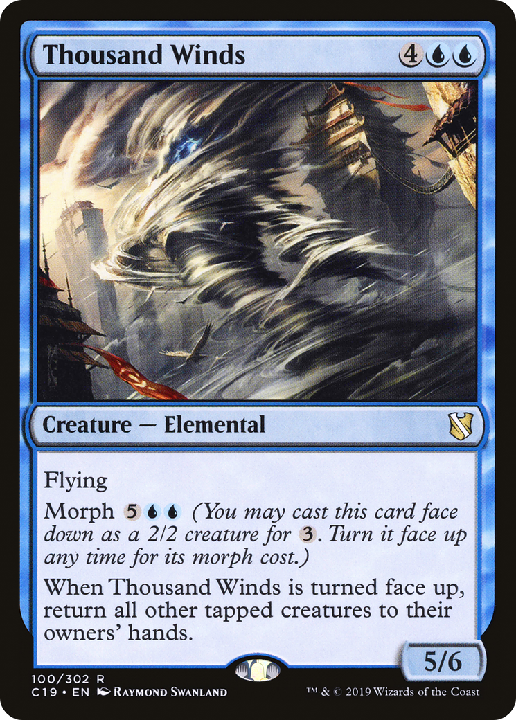 Thousand Winds (C19-100) [Commander 2019] MTG Single Wizards of the Coast