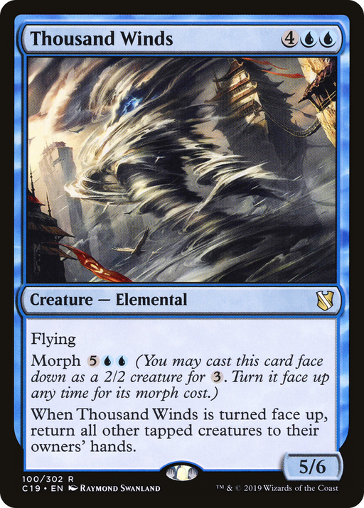 Thousand Winds (C19-100) [Commander 2019] MTG Single Wizards of the Coast