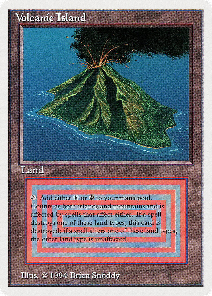 Volcanic Island (SUM-291) [Misc] Summer Magic / Edgar MTG Single Wizards of the Coast