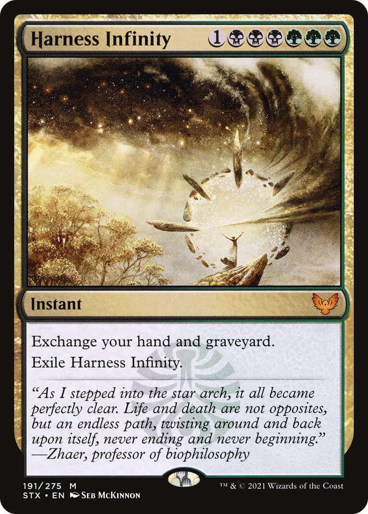 Harness Infinity (STX-191) [Strixhaven: School of Mages] MTG Single Wizards of the Coast