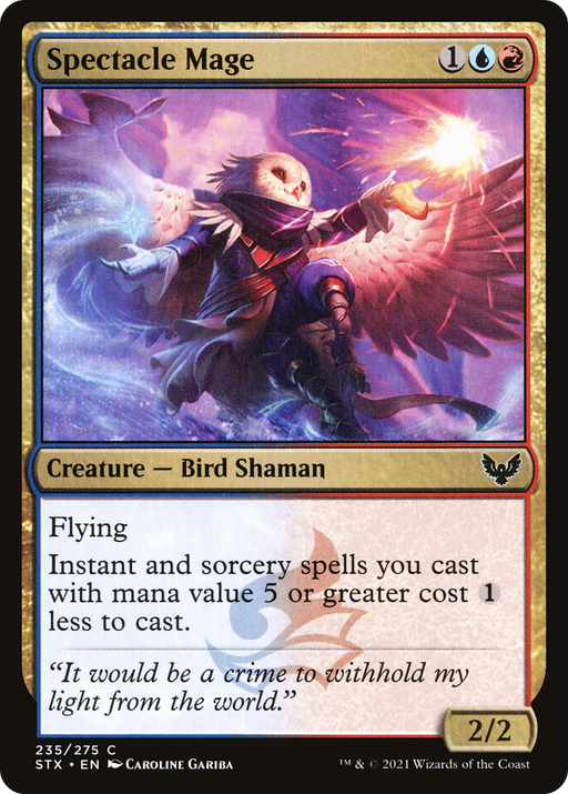 Spectacle Mage (STX-235) [Strixhaven: School of Mages] MTG Single Wizards of the Coast