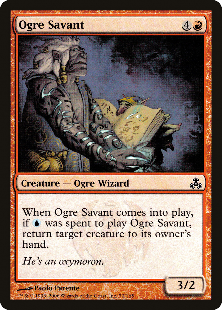 Ogre Savant (GPT-070) [Guildpact] MTG Single Wizards of the Coast