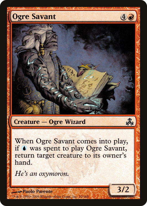 Ogre Savant (GPT-070) [Guildpact] MTG Single Wizards of the Coast