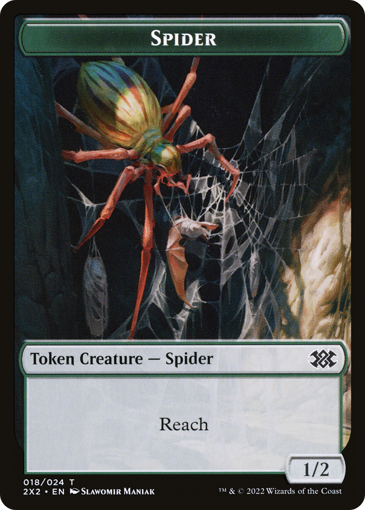 Spider (T2X2-018) [Tokens] Double Masters 2022 Tokens Foil MTG Single Wizards of the Coast
