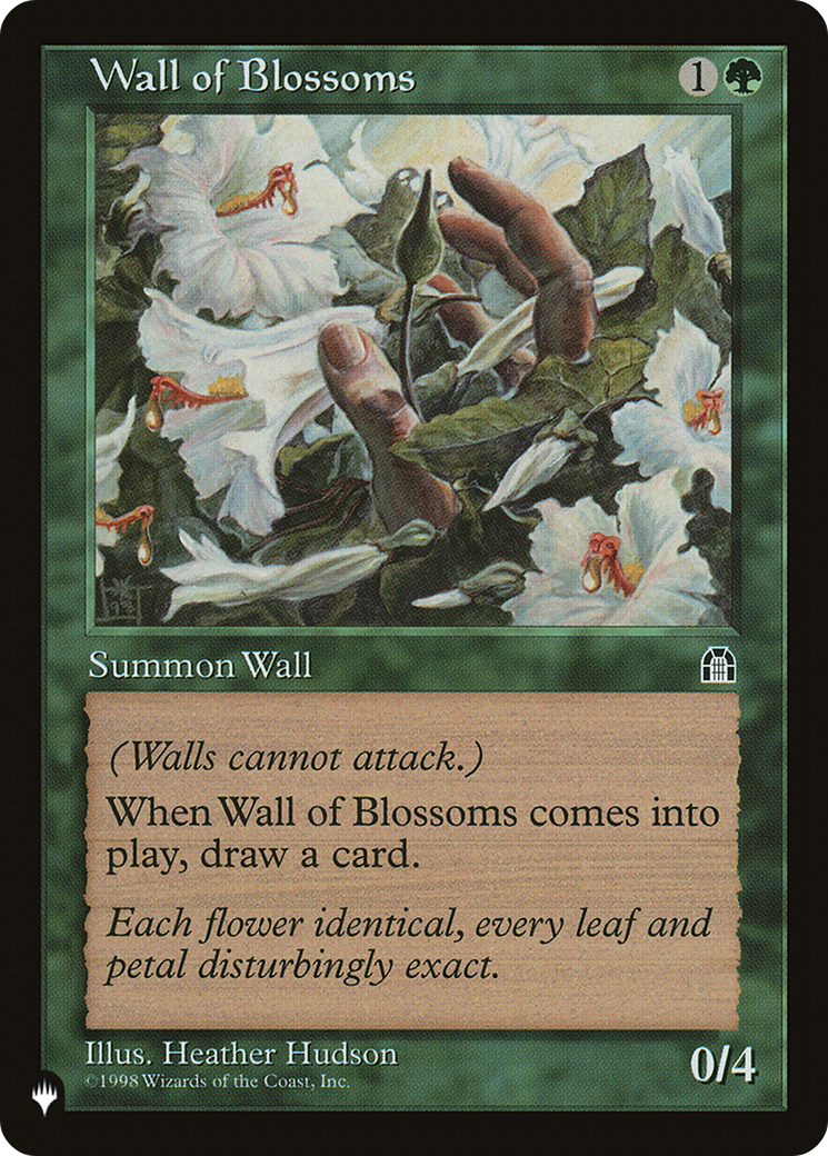 Wall of Blossoms (LIST-STH-125) [Mystery Booster] The List MTG Single Wizards of the Coast