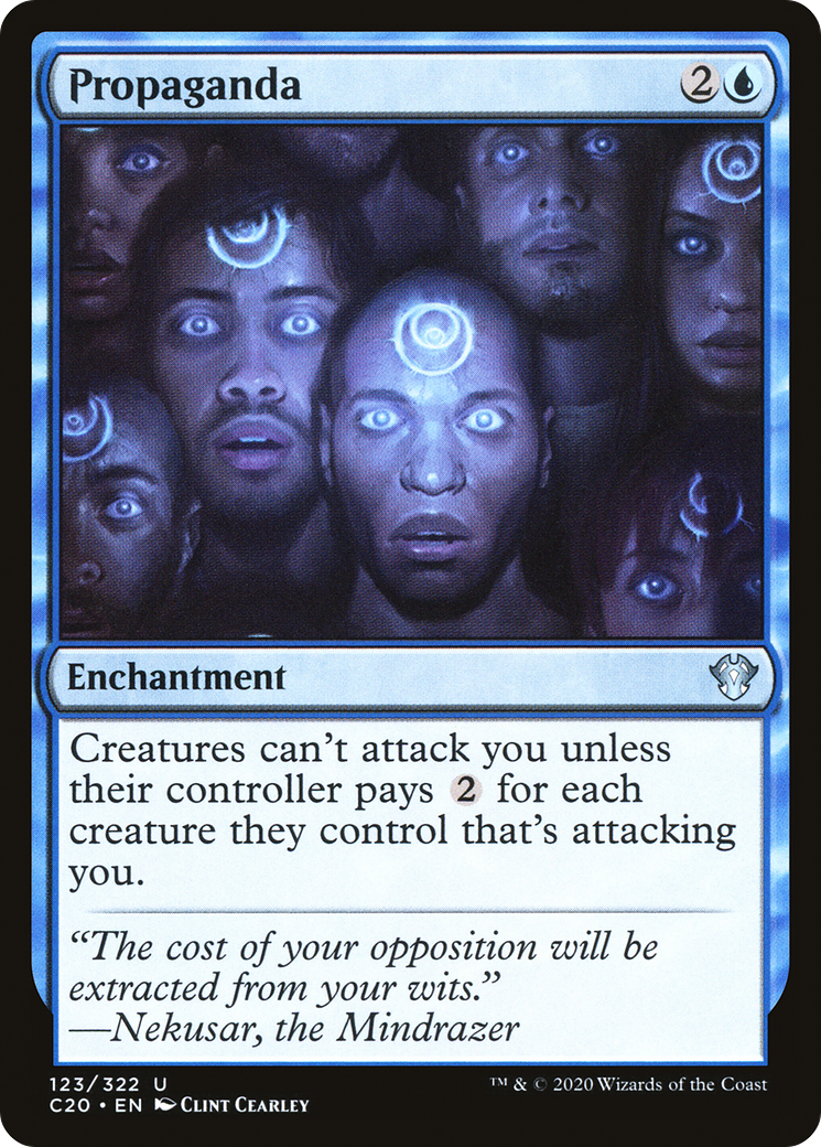 Propaganda (C20-123) [Commander 2020] MTG Single Wizards of the Coast