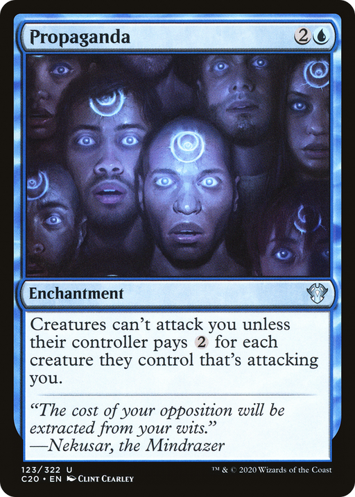Propaganda (C20-123) [Commander 2020] MTG Single Wizards of the Coast