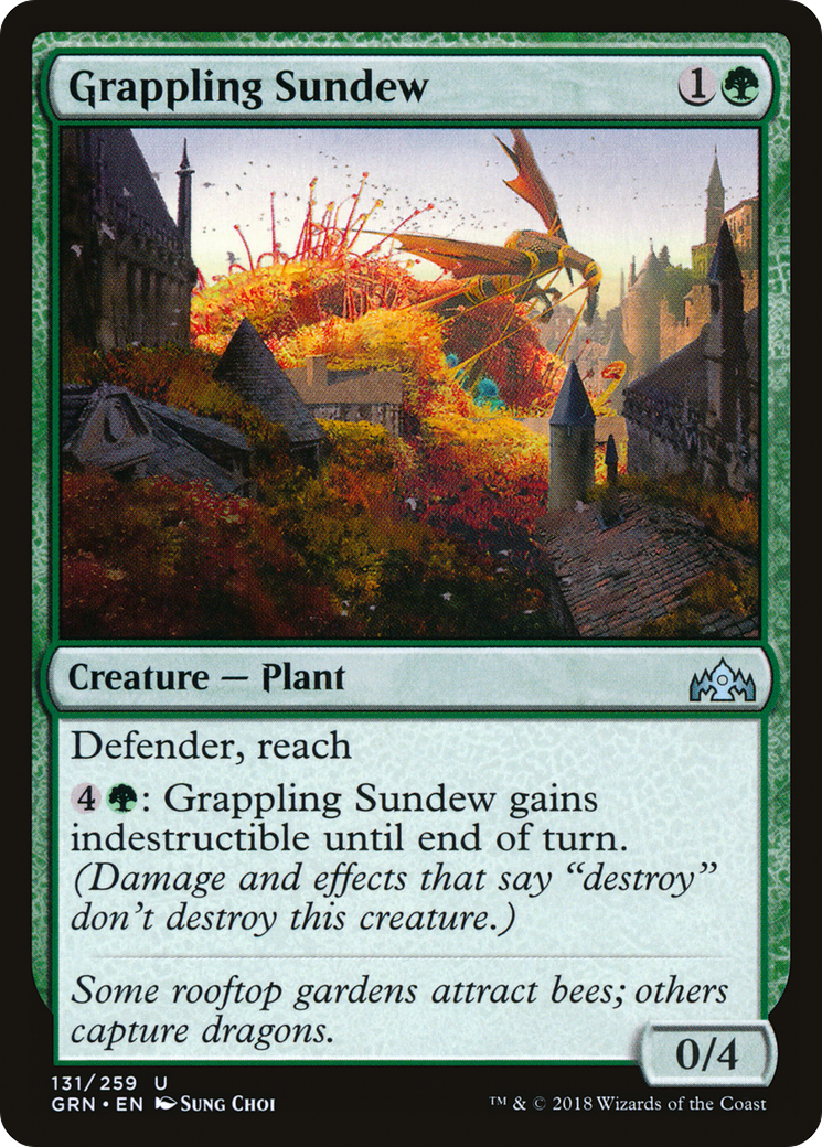 Grappling Sundew (GRN-131) [Guilds of Ravnica] MTG Single Wizards of the Coast