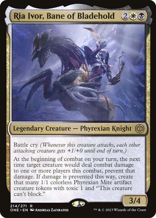 Ria Ivor, Bane of Bladehold (ONE-214) [Phyrexia: All Will Be One] MTG Single Wizards of the Coast