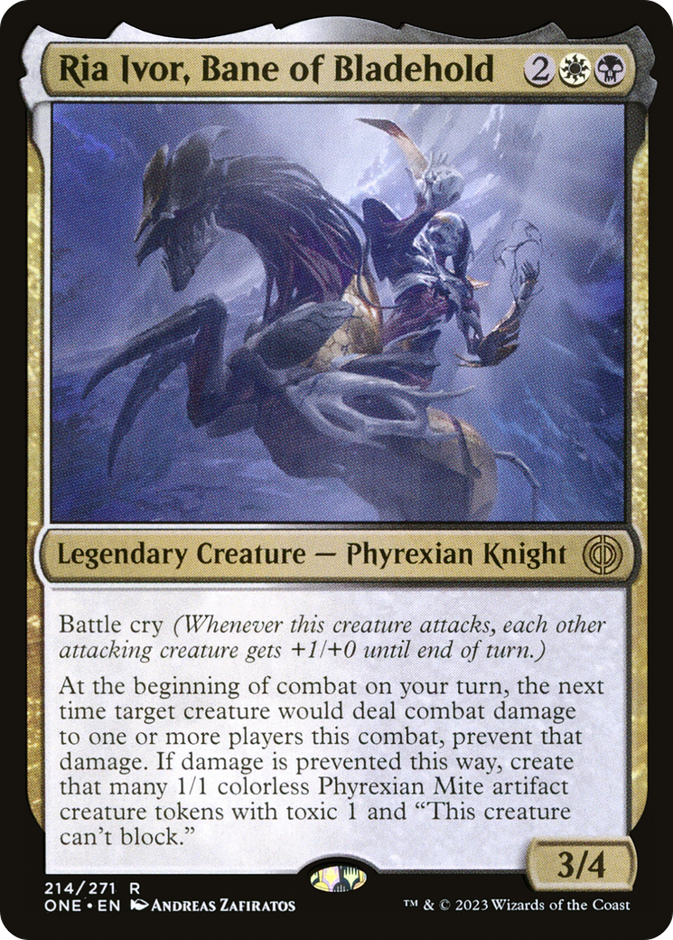 Ria Ivor, Bane of Bladehold (ONE-214) [Phyrexia: All Will Be One] Foil MTG Single Wizards of the Coast
