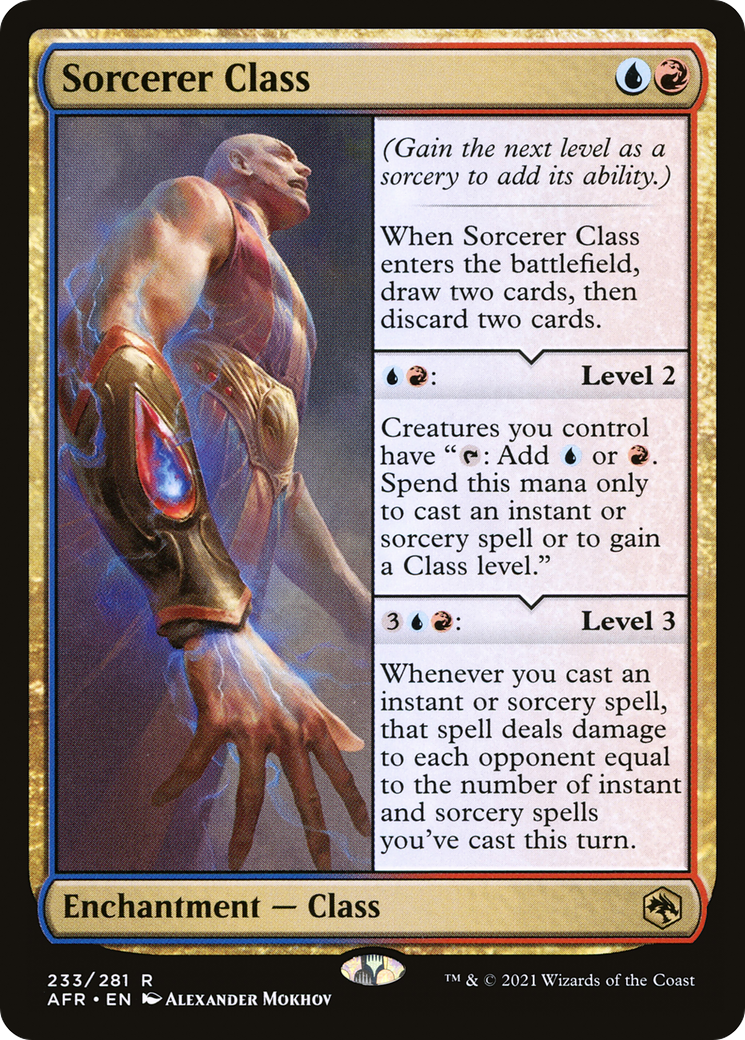 Sorcerer Class (AFR-233) [Adventures in the Forgotten Realms] MTG Single Wizards of the Coast