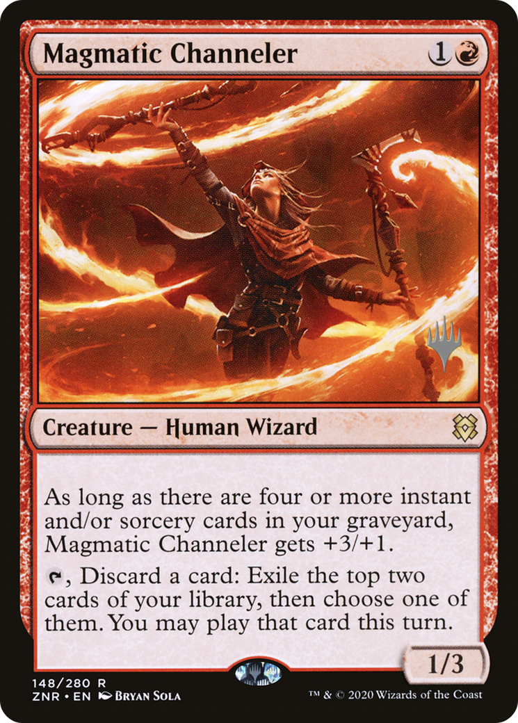 Magmatic Channeler (PPZNR-148P) [Zendikar Rising Promos] MTG Single Wizards of the Coast