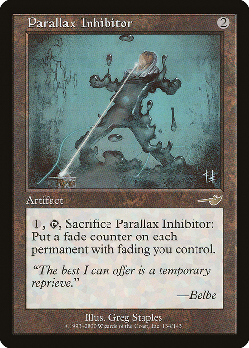 Parallax Inhibitor (NMS-134) [Nemesis] MTG Single Wizards of the Coast
