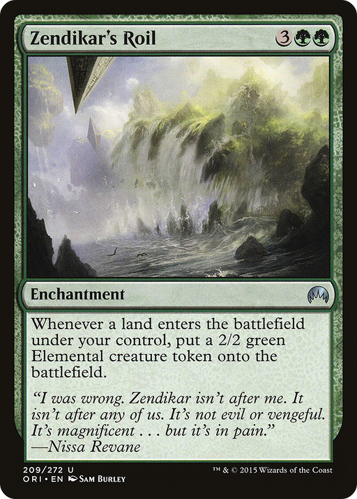 Zendikar's Roil (ORI-209) [Magic Origins] Foil MTG Single Wizards of the Coast