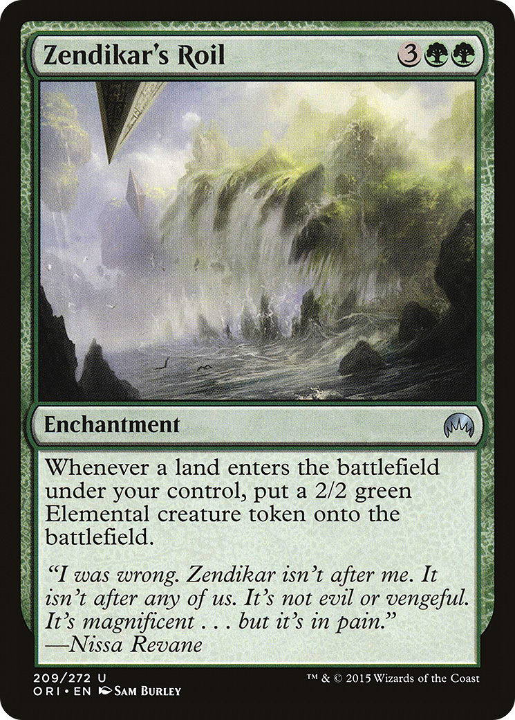 Zendikar's Roil [Magic Origins] MTG Single Magic: The Gathering